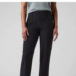 ATHLETA VIENNA CARGO PANTS BLACK SZ 8